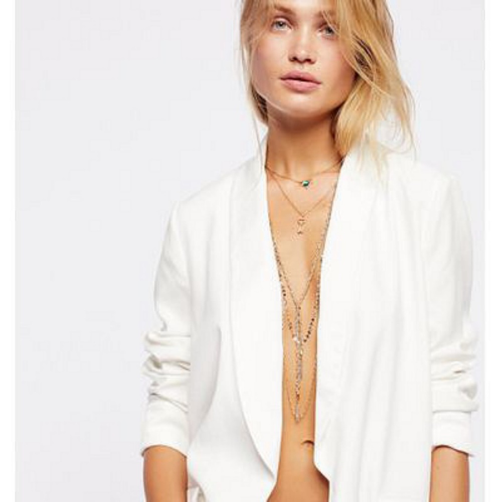 Free People Golden Charms Necklace